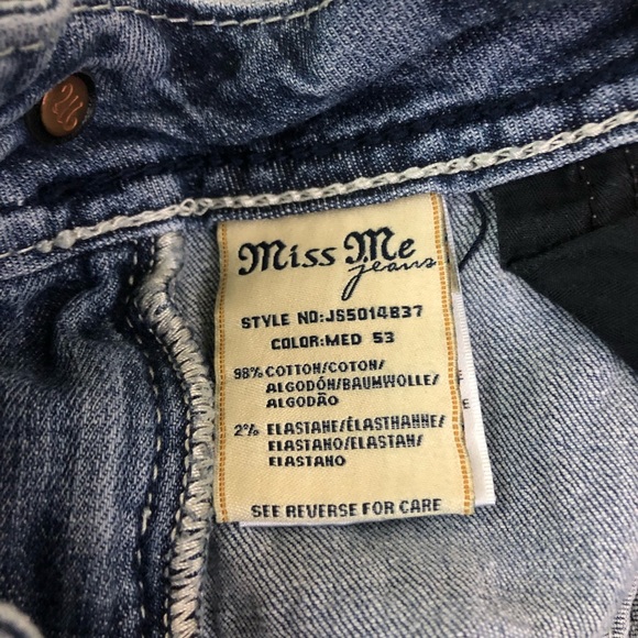 Miss Me jeans bootcut women’s size 27 light wash - Picture 6 of 8